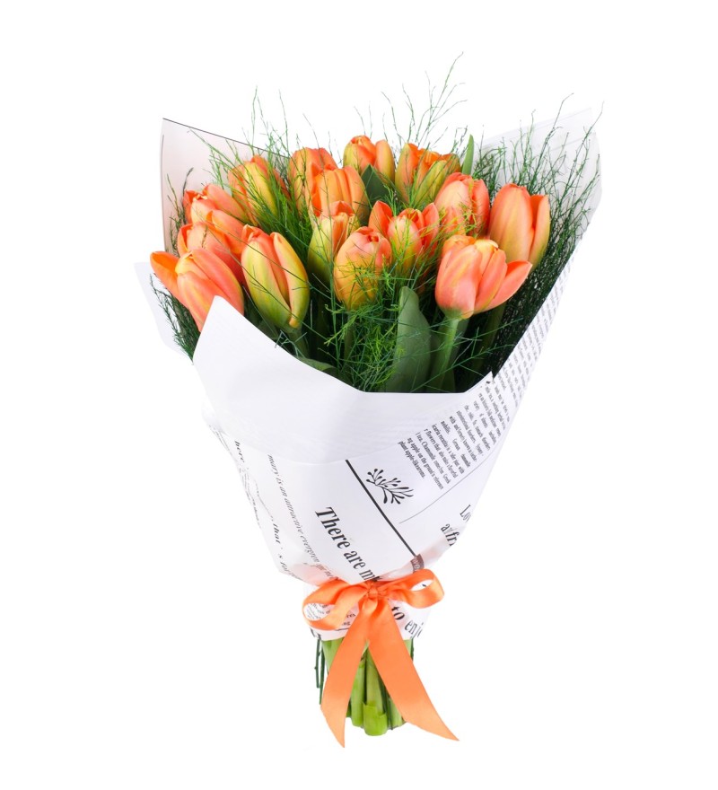 Lale Buketi 15'li Orange Fairytale