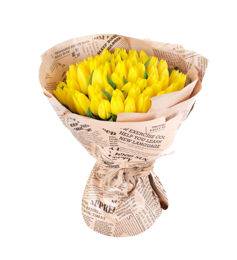 Lale Buketi 41'li Yellow Fairytale