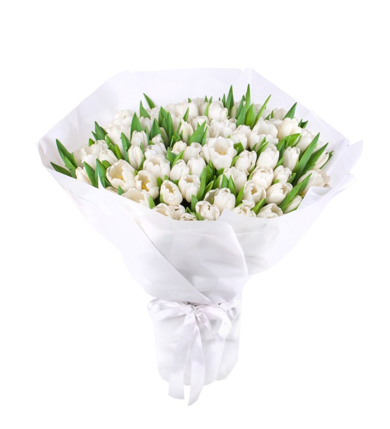 Lale Buketi 101'li White Dream