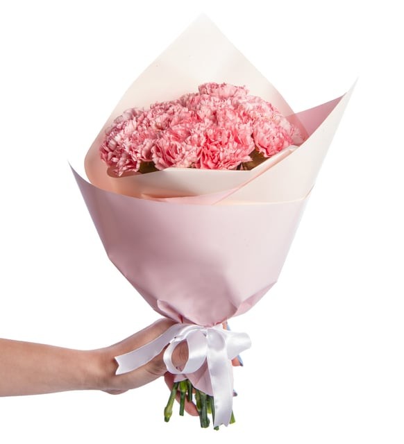 Pembe Karanfil Buketi 20'li