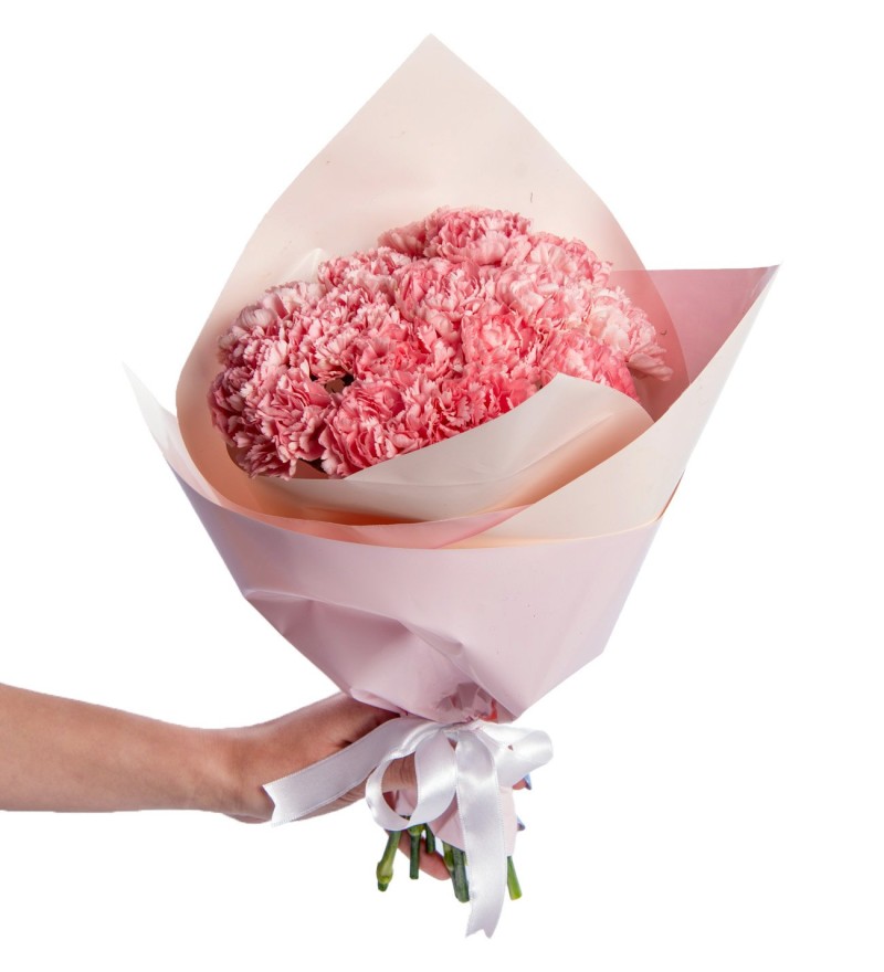 Pembe Karanfil Buketi 20'li