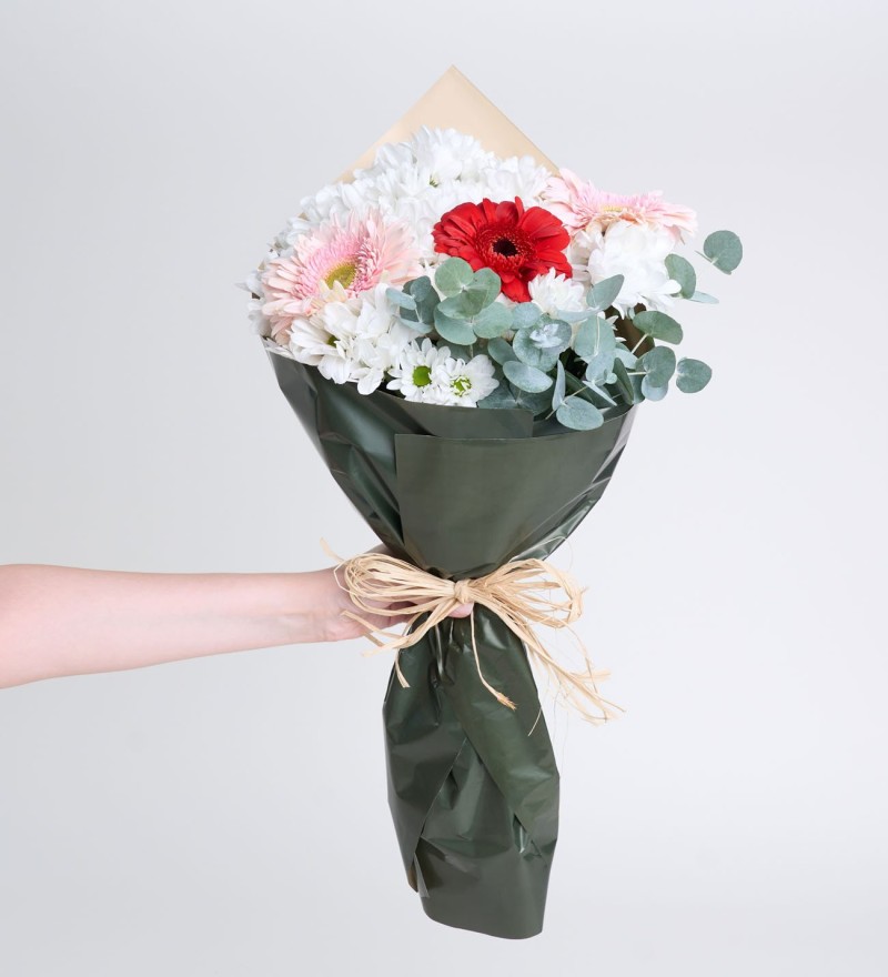 Gerbera Buketi Melek Kanadı